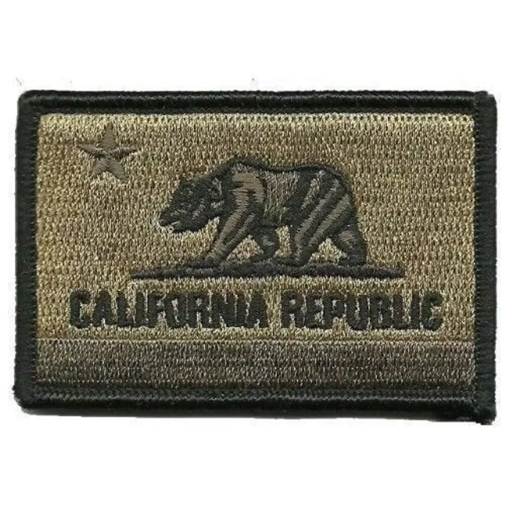 BuckUp Tactical Morale Patch Hook California Sacramento State Patches 3x2